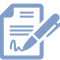 icon illustration of a paper document