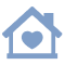 icon illustration of a house