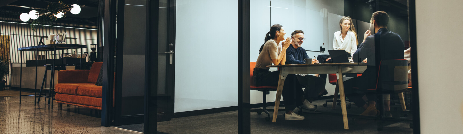 group of people in an office meeting room